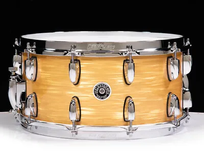 Gretsch Brooklyn 7x14 Snare Drum Double Row Lugs - Antique Oyster • $619