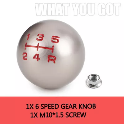 5 Speed Manual Round Ball Gear Stick Shift Knob Shifter MT For Honda Civic Acura • $12.98