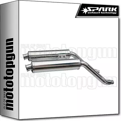 Spark 2 Exhaust High Approved Titanium Round Ducati Monster 750 • $805.06