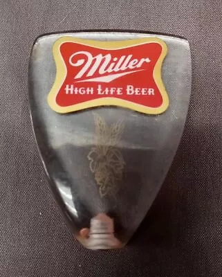 Vintage Miller High Life Beer Tap Handle Acrylic Clear 4  • $4