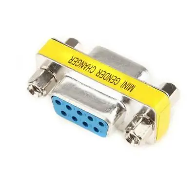 9 Pin RS-232 DB9 Female To Female Serial Cable Gender Changer Coupler Adapter • $2.99