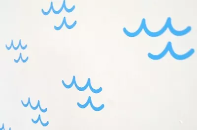 £4 • Buy Waves Beach Surf Vinyl Wall Art Decals/Stickers - Various Colours & Sizes