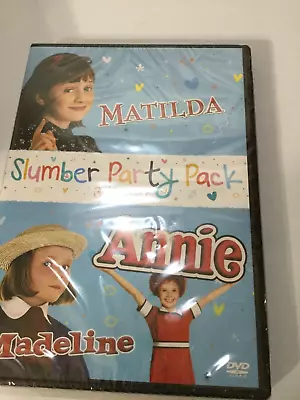 Girls Sleepover Slumber Pack Matilda Annie Madeline DVD New SEALED • $7