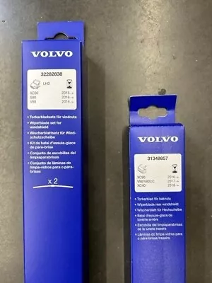 Genuine Volvo Wiper Blade Pack - Front & Rear Wiper Set - 32341610 31349857 • $76.84