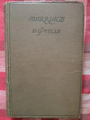 £19.99 • Buy Marriage  By  H.G. Wells   Thomas Nelson  1920  First Edition