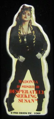 Madonna RARE VTG 1985 Desperately Seeking Susan Promo Pin Badge For Jacket/shirt • $24.99