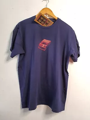 Vintage Mambo Shirt Blue Size Large Robert Moore Sample 2002 Surf Wear • $99