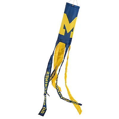 Michigan Team University Wolverines Team Logo Wind Sock • $23.95