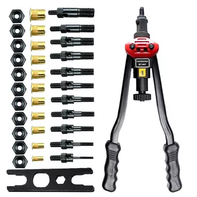 Rivet Nut Gun Kit Rivnut Setting Tools Nut Setter Tool Hand Blind Riveter 16  • $52.90