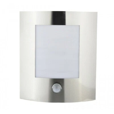 TP24-5334 Nebraska Coastal Outdoor Light With PIR Stainless Steel • £48