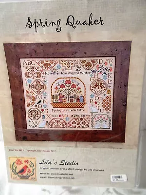 Lila's Studio SPRING QUAKER Counted Cross Stitch Pattern • $17.50