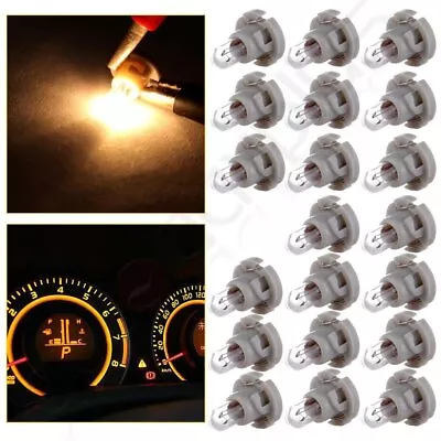 20  Warm White T4/T4.2 Neo Wedge Halogen Bulbs Dash HVAC Climate Control Light • $10.38