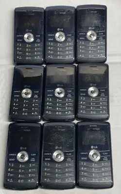 Lot Of 9 Verizon LG EnV3 Blue Keyboard Flip Mobile Cell Phone 3G • $89.95