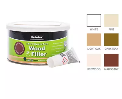 Wood Filler Metolux 2 Part Styrene Free Professional Grade  Interior & Exterior • £11.95