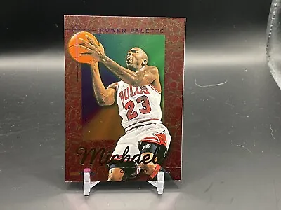 1995 Hoops Michael Jordan Chicago Bulls Power Palette # 1 • $74.99