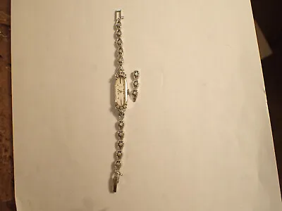 $680 • Buy Vintage Ladies Bulova 14K White Gold Watch With 21 Diamonds
