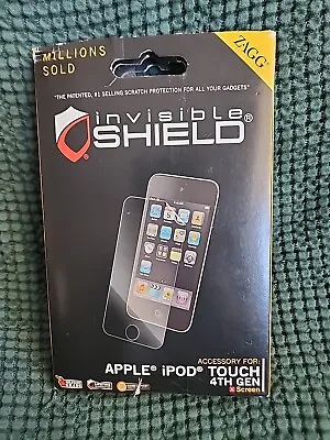 2 X ZAGG Invisible Shield Screen Protector For Apple IPod Touch 4th Gen. ~ NEW • $9.95