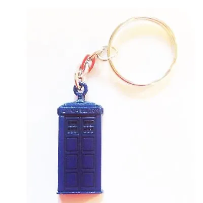 Official Doctor Who TARDIS Pewter Keyring Sent Fast And Free! • £4.99