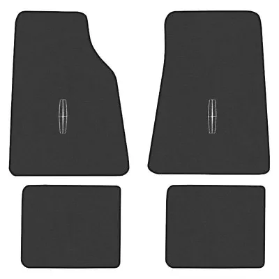 Lincoln Custom Logo Cutpile Carpet Floor Mats - Choose Mat Color And Logo • $164.95