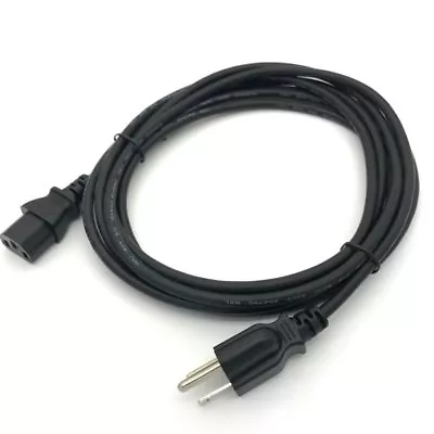 12FT Universal 3 Prong AC Power Cord Cable 18AWG For Computer Printer Monitor TV • $12.40