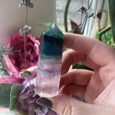 £12.95 • Buy Rainbow Fluorite Crystal Tower 51g 1380