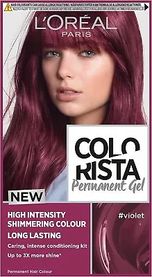 L'Oreal Paris Colorista Permanent Hair Dye Gel LongLasting Permanent Hair Colour • £11.98