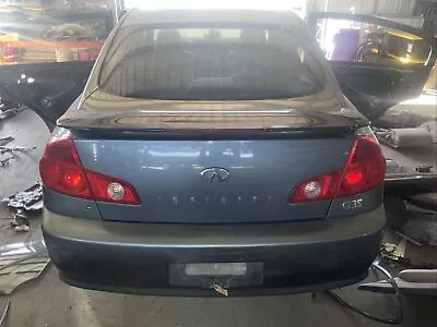 03-07 Infiniti G35 Sedan Rear Trunk Deck Lid Assembly Blue B30 H4300-AC0AM • $174.99