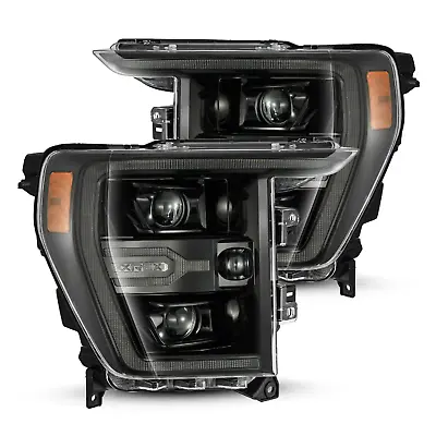 LED Projector Headlights Lamps LUXX For 2021-2022 Ford F150 Alpha Black Housing • $965