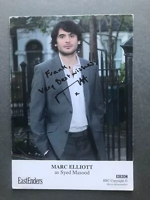 Marc Elliot Autograph Signed Photograph / Syed Masood EastEnders TV Star • £6