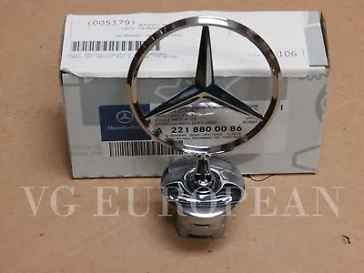 Mercedes-Benz S C E Class GENUINE Hood Star Chrome Emblem NEW !!!! OEM • $40.47