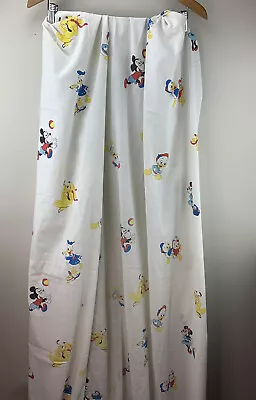 Vintage 70s Mickey Mouse Club Twin Fitted Sheet Walt Disney Productions • $40