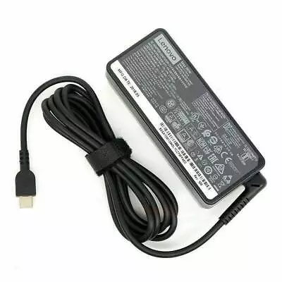 Lenovo Laptop Type C Charger 65W USB C ThinkPad E480 E580 S2 Yoga X1 • $45