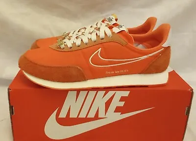 Nike Waffle Trainer 2 Orange / Sail Orange Men's Trainers Size 9.5uk Rare New • £69.99