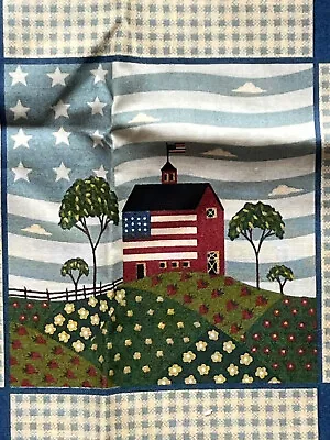 Warren Kimble “America The Beautiful “ Fabric Panel. 42”Square  • $9