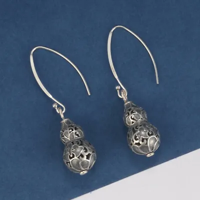 A22 Earring Middle Eastern Pumpkin With Geometric Ornamentation Silver 925 • $76.14