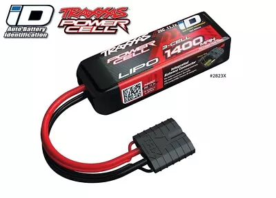 Traxxas 2823X 3S 11.1V 1400mAh 25C LiPo Battery W/iD Connector : 1/16 E-Revo VXL • $39.98