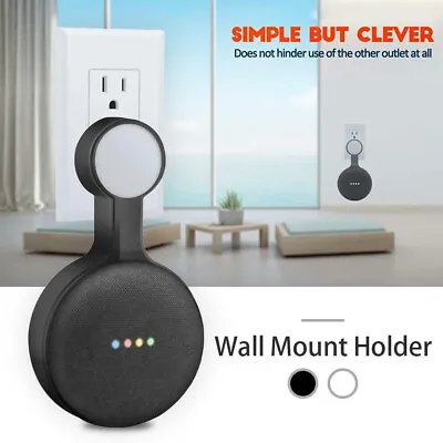 Outlet Wall Mount Stand Hanger Holder For Google Home Mini Smart Speaker NEW • $16.04