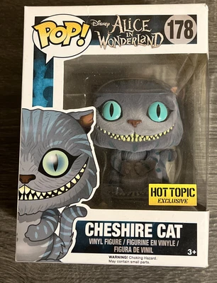 $2.25 • Buy Funko Pop! Disney Alice In Wonderland #178 Cheshire Cat Hot Topic Exc. Flocked