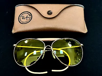 Vintage Ao American Optical Aviator Pilot Sunglasses Frame • $251.30