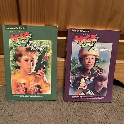 Lot Of 2 McGEE And ME Books #3 & #4 Christian Adventure Focus On Family MYERS • $10.99