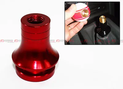 For 88-2022 Honda Civic Red Manual Shifter Gear Knob Shift Boot Retainer/adapter • $11.95