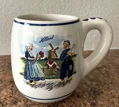 $11 • Buy Rare Vintage Argo Delfts Blauw Hand Painted Holland Mug #390 Perfect, Colorful!