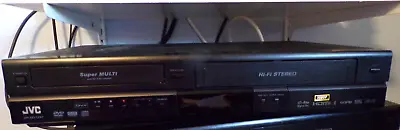 JVC DR-MV100B DVD VCR Recorder Combo  Built-in Tuner W/remote * PLEASE READ * • $75