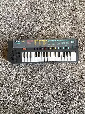 Vintage Casio SA-5 Songbank Keyboard Mini Works Perfect No Problems. • $24.99