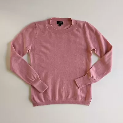 J. Crew Women's Pink 100% Cashmere Crewneck Sweater - XS • $20