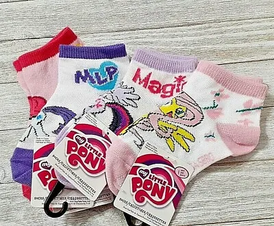 My Little Pony Girls Socks 4 Pair Size 4-6  • $5.50