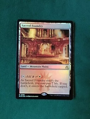 MTG - Sacred Foundry - Foil Rare RVR - NM 0285 • $22.73