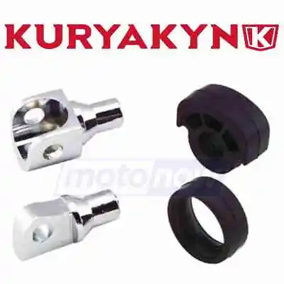 Kuryakyn ISO-Peg Replacement Rubber Pads For 1998-2008 Yamaha XVS650A V Star Xw • $28.74