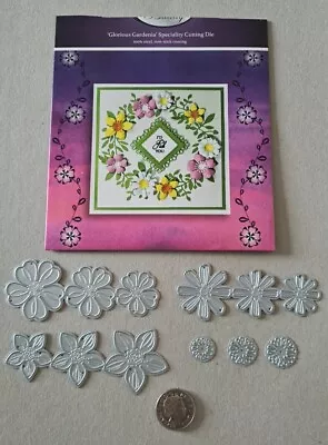 Craft Buddy Metal Cutting Die Set Glorious Gardenia Embellishments Flowers... • £7.99