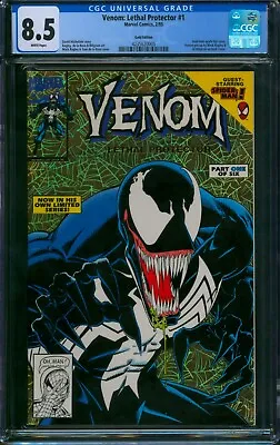 Venom : Lethal Protector #1 GOLD EDITION ⭐ CGC 8.5 ⭐ Variant Cover Marvel 1993 • $415